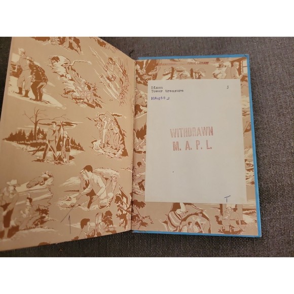 1959 The Tower Treasure by Franklin W. Dixon: The Hardy Boys - Picture 11 of 12